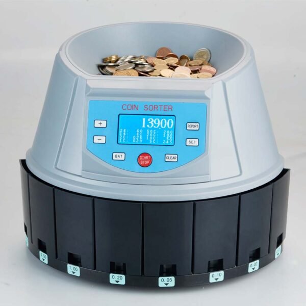 high speed Coin Counter Sorter Counter Value with LCD display