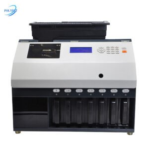 COIN SORTER WITH DETECTION FOR ALL COINS CS70B