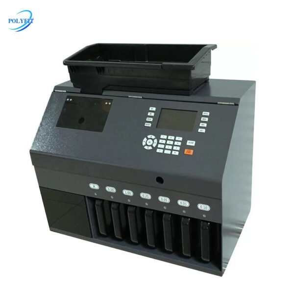 COIN SORTER WITH DETECTION FOR ALL COINS CS70B