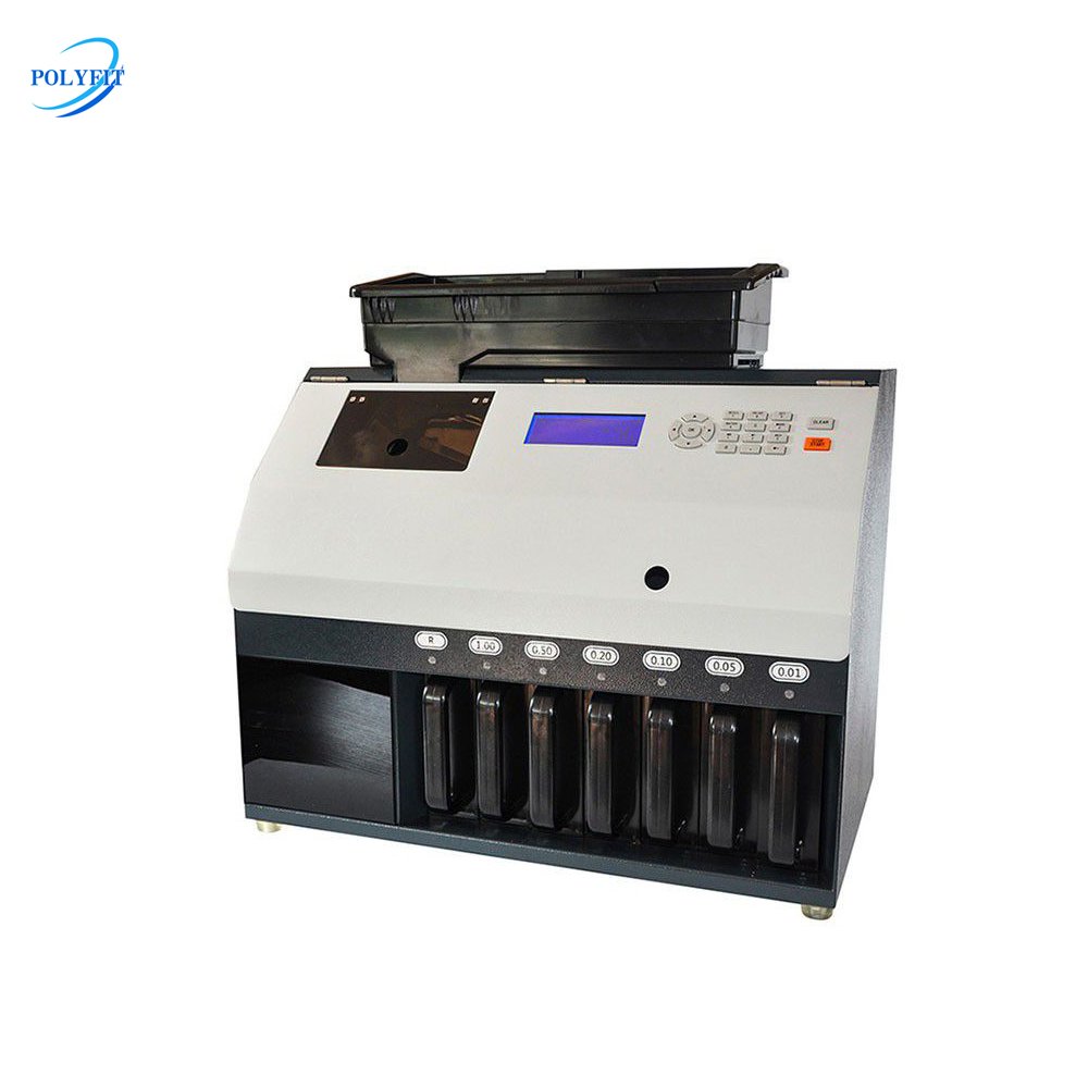 COIN SORTER WITH DETECTION FOR ALL COINS CS70B