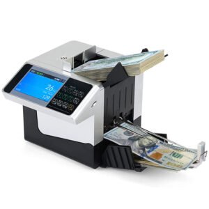 Compact value mix currency bill counter.